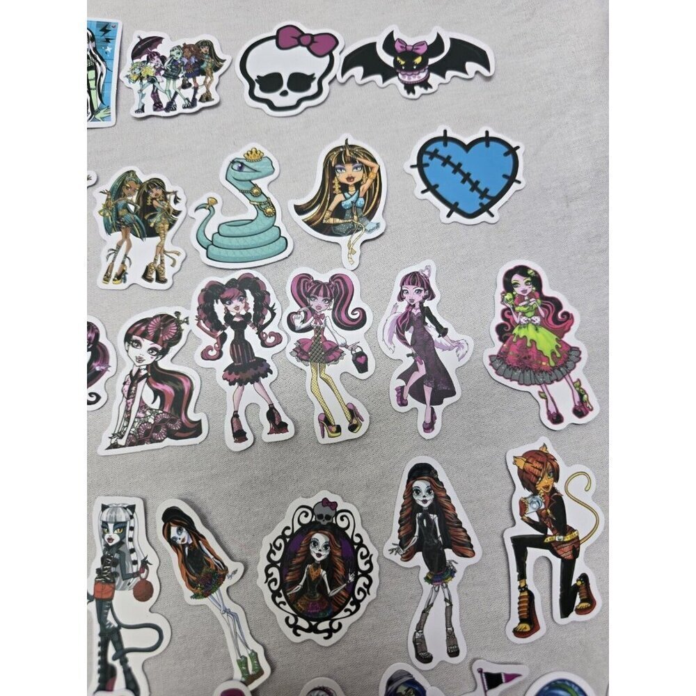 MONSTER HIGH Assorted Sticker Lot- 70 PCS- NEW - Picture 6 of 13